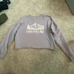 Hollister Colorado crop top sweater